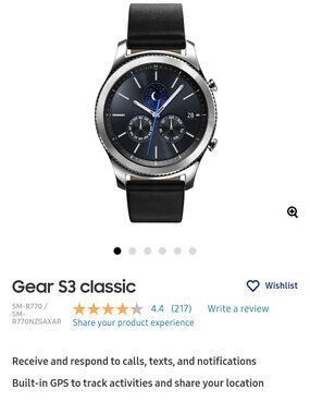 Samsung Gear 3 Smartwatch classic